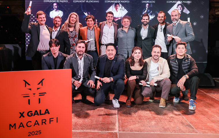 Gala Macarfi- Foto de los premios Rookie 