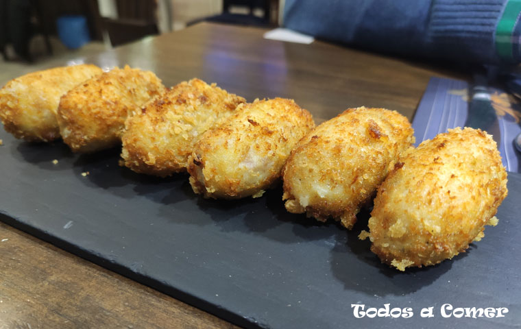 Croquetas de jamón en Casa Valero