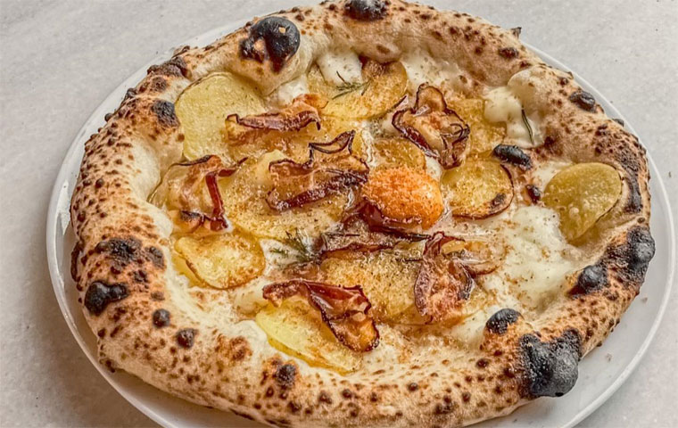 Pizza de Sartoria Panatieri, en Barcelona