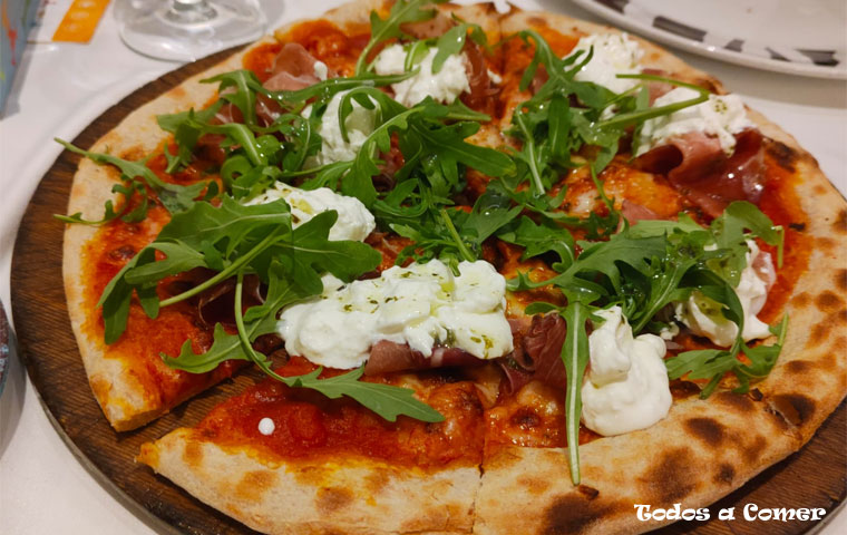 Pizza Nicoletta, del restaurante Marquinetti