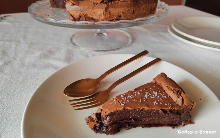 Pastel de chocolate cremoso de Pierre Hermé