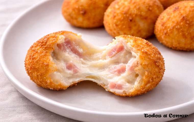 Croquetas de jamón ibérico- Textura interior