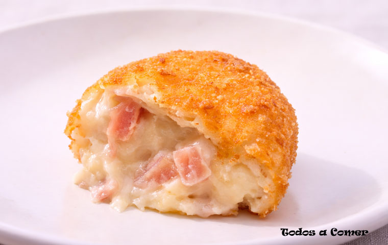 Croquetas de jamón caseras muy cremosas