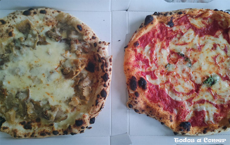 Pizzas napolitanas de Verderame (en Santander)